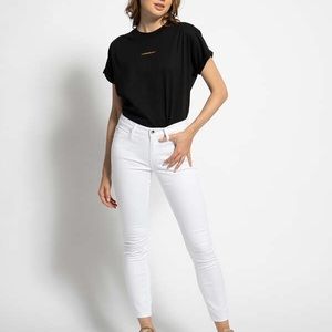 White calvin klein jeans